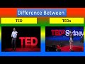 Difference between ted and tedx