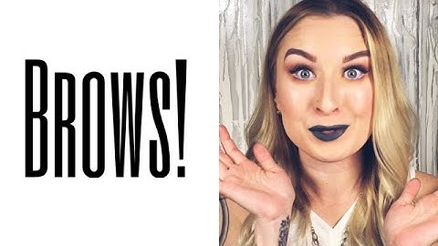 EYEBROW TUTORIAL!!! Anastasia Brow Wiz and Dipbrow How To