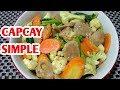 Resep Capcay Simpel