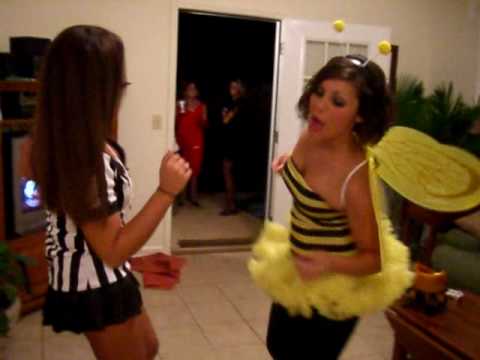 Kristina Pearce and Katie Mathews do "The Wing Fla...