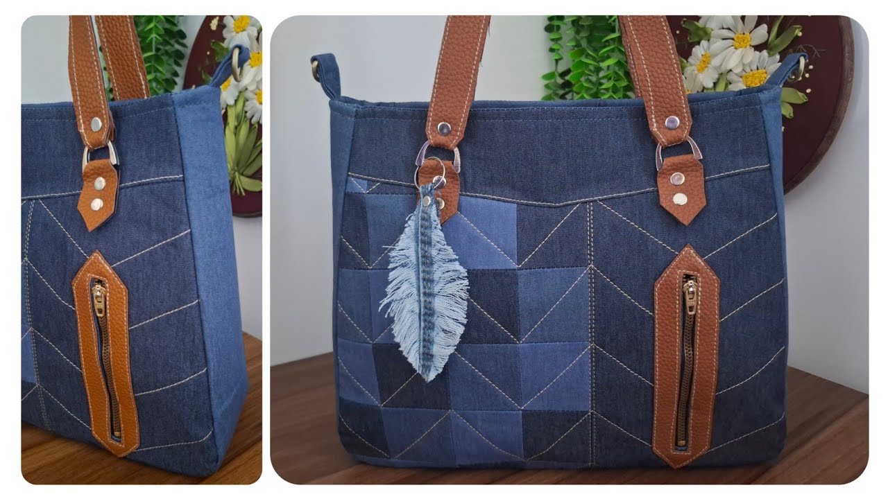 Простой способ сшить стильную сумочку в стиле пэчворк: как сшить сумочку в стиле пэчворк (идея дл...