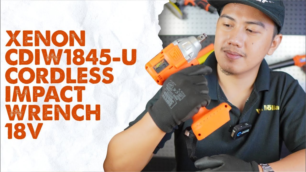 REVIEW & TEST XENON CDIW1845U CORDLESS IMPACT WRENCH 18V MESIN BUKA
