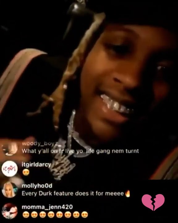 LIL DURK Finds Out KING VON Was Shot During His IG LIVE 😢💔