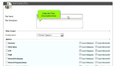 How to create hosting plans in WebsitePanel (Reseller) - Canuck Internet Inc.