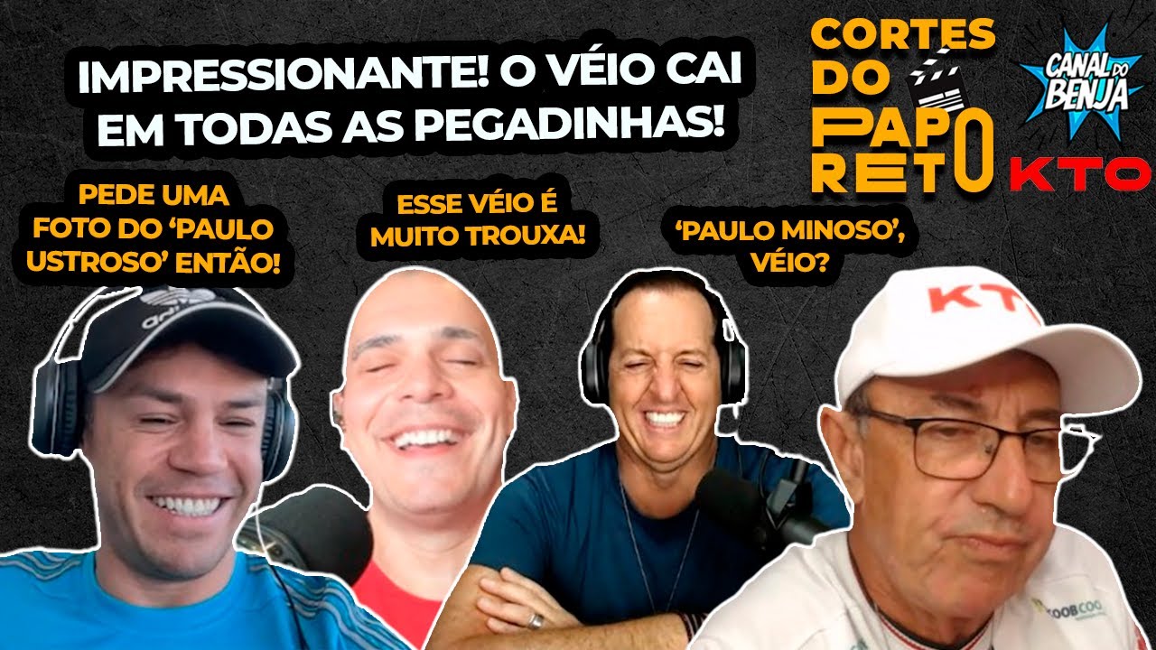 IMPRESSIONANTE! O VÉIO CAI EM TODAS AS PEGADINHAS! - 123 CORTE DO PAPO RETO