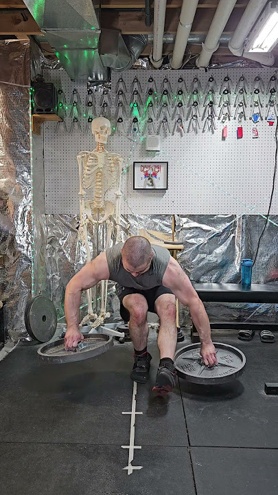 pistol squat double 45 lb plate hub pinch