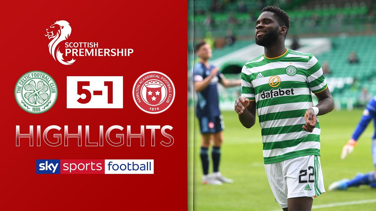 Edouard hits hat-trick as Celtic thrash Hamilton! | Celtic 5-1 Hamilton | SPFL Highlights