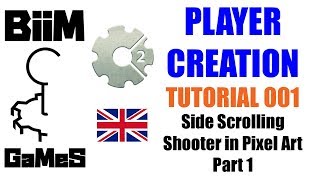 Construct 2/3 - Tutorial 001 - Side Scrolling Shooter (Pixel Art) Part 1 [Player Creation]