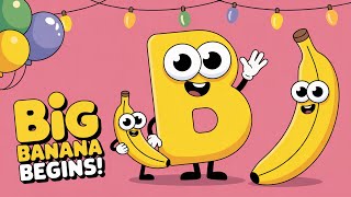 Letter B is for a Banana 🍌 | Learn the Alphabet with Kiwooza Friends  | ABC song