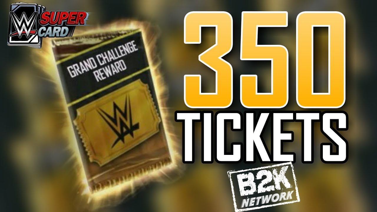 350 TICKET PACK OPENING  - WWE Supercard
