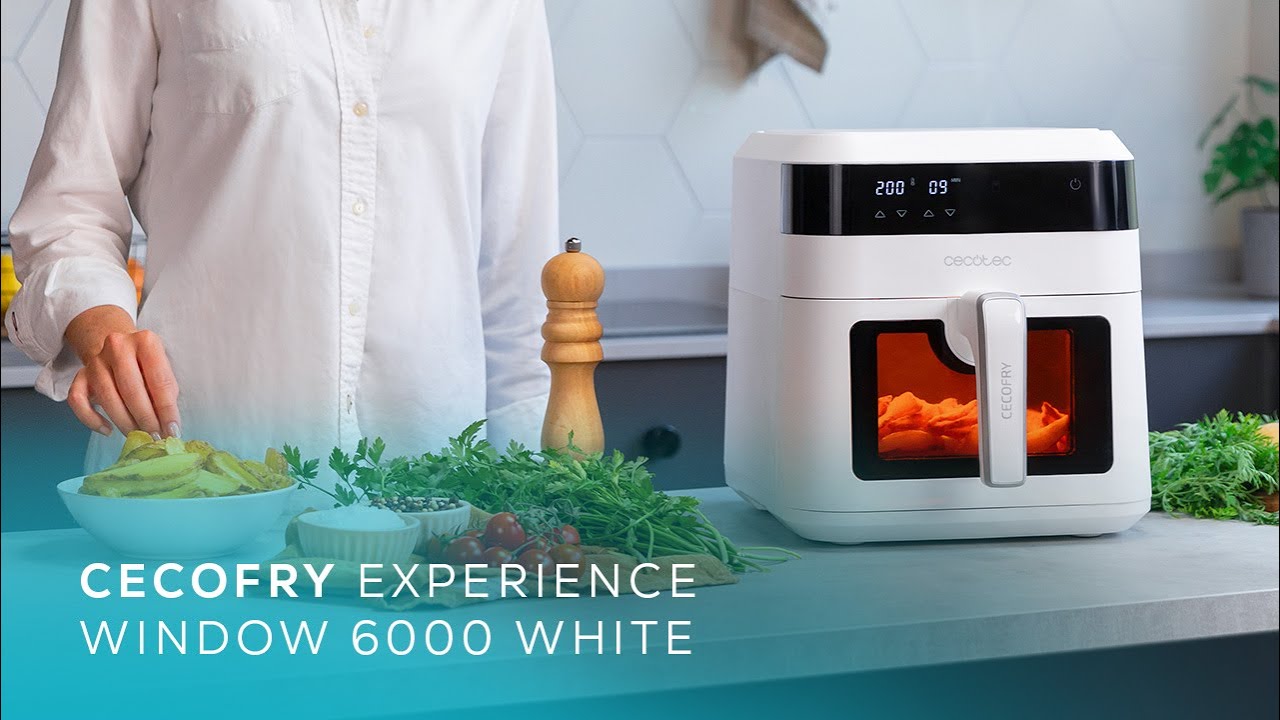 Airfryer Cecofry Experience Window White 6000 