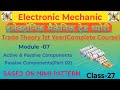 Module-7 Active & Passive Components| Passive Components(Part 02)|Class-27