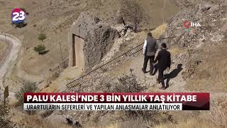 PALU KALESİ’NDE 3 BİN YILLIK TAŞ KİTABE Resimi