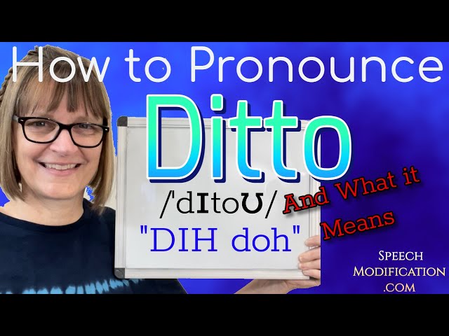 Meaning of ditto with pronunciation - English 2 Bangla / English Dictionary