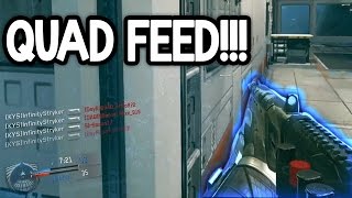 QUAD FEED!!! ( Infinite Warfare Beta Rack 9 Shotgun Impression and Review)