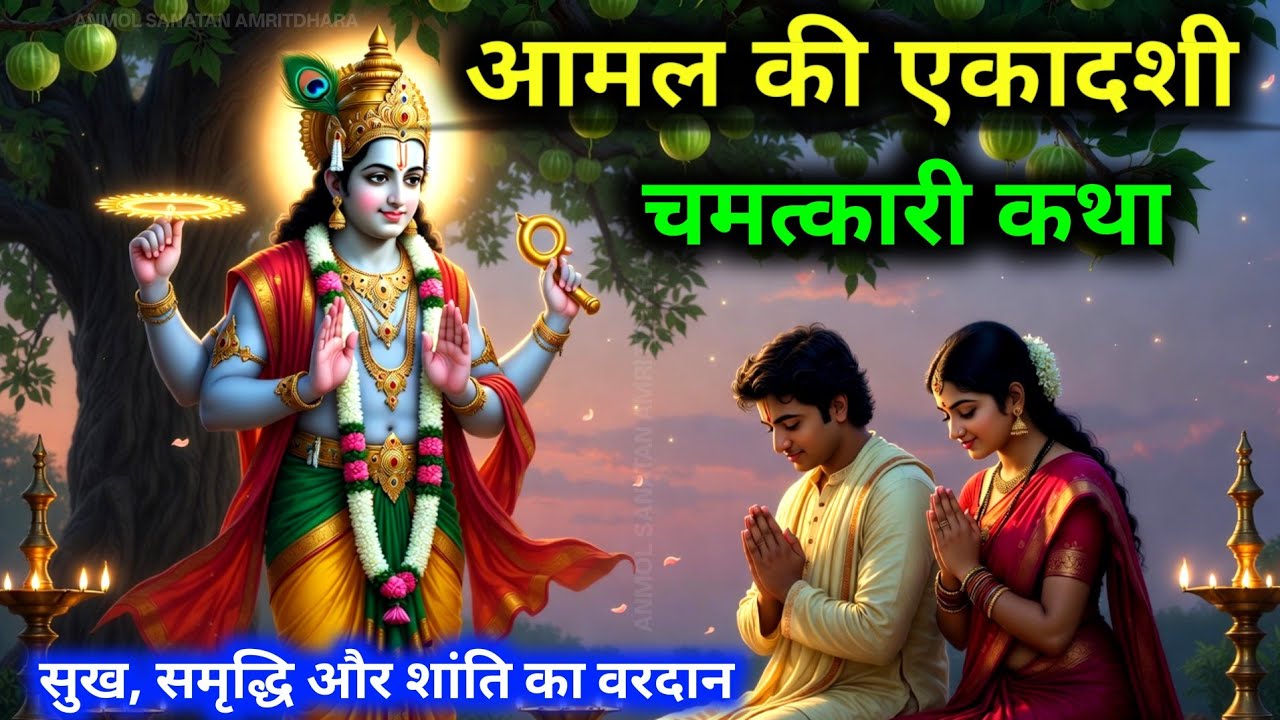 आमलकी एकादशी व्रत कथा | भगवान विष्णु की चमत्कारी कथा | Ekadashi Special | #lordvishnu #vratkatha