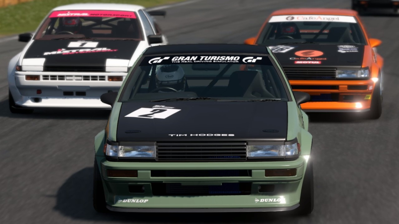 Power Pack HACHIROKU 80's Tsukuba Circuit Toyota AE86 Levin D