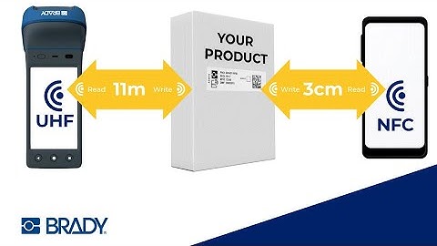 Brady - Dual frequency UHF and NFC RFID labels | NFC RFID technology