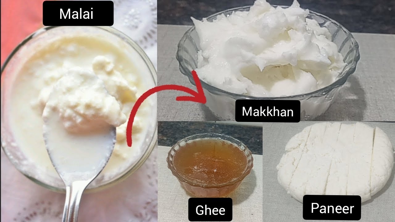 Makkhan Ghee aur paneer | malai se | Ghar me banaye aasani se | 
