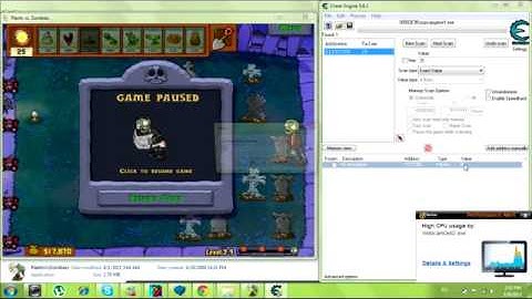 Plants Vs Zombies unlimited sun/ no reload hack