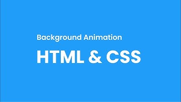 Animation Background with HTML CSS #developerpoint