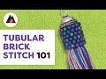 ✂Seed Bead Stitch Tutorial | How to Create the Tubular Brick Stitch