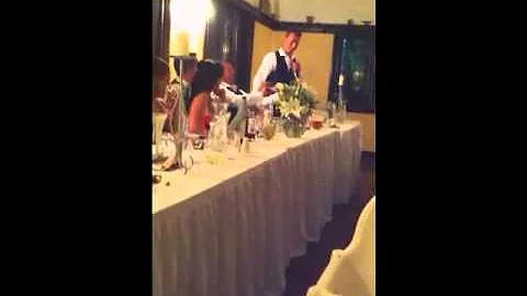 Wedding Speeches at Nathan & Theresa Dawes wedding
