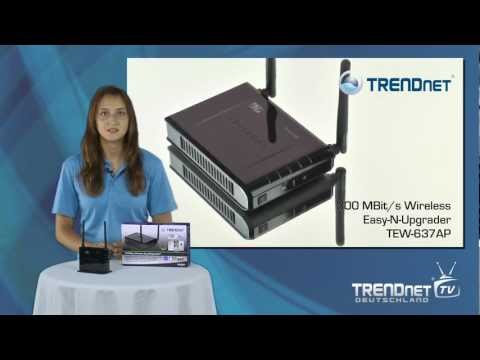 TRENDnet 300 MBit/s Wireless Easy-N-Upgrader TEW-637AP