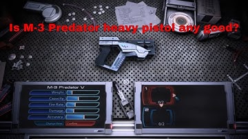 M-3 Predator heavy pistol - gameplay using it in Mass Effect 3 - Legendary Edition [PC 1080p HD]