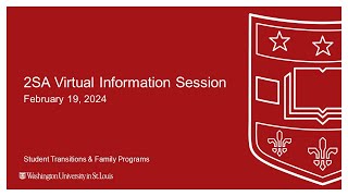 2SA Information Session, 2024