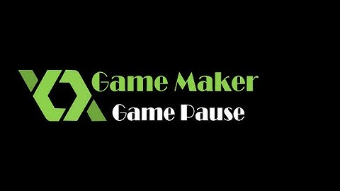 Game Maker Pause Menu