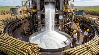 Inside the LARGEST FACTORY, USA: How SUGARCANE Becomes the Priciest SUGAR ! Full Factory Process Inside the LARGEST FACTORY, USA: How SUGARCANE Becomes the Priciest SUGAR ! Full Factory Process