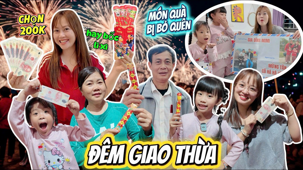 Giao Thừa Đáng Nhớ Của Mint Vy, Cả Nhà Trúng Quà To, Khui Phong Bì Khổng Lồ Gia Đình MiMi Tặng