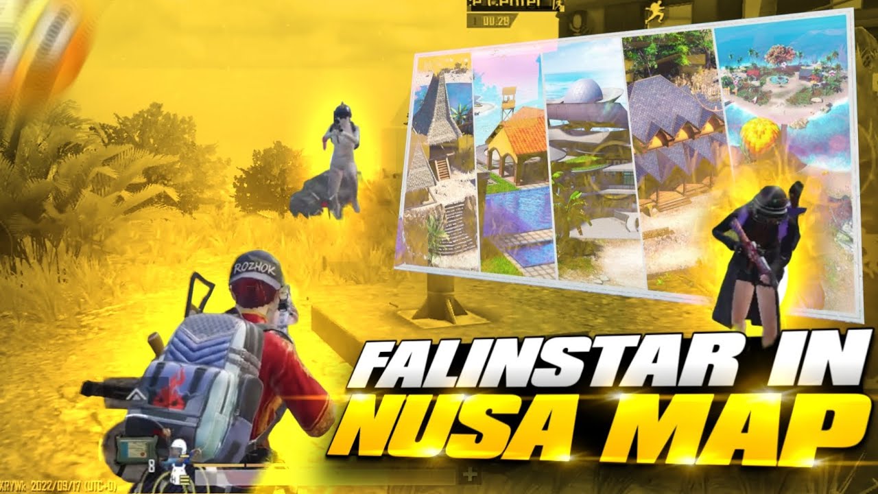 FalinStar in Nusa Map😍 | PUBG MOBILE