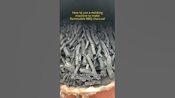 Household Natural wood charcoal machine #charcoalstove #diy #barbecue #heating #carbon