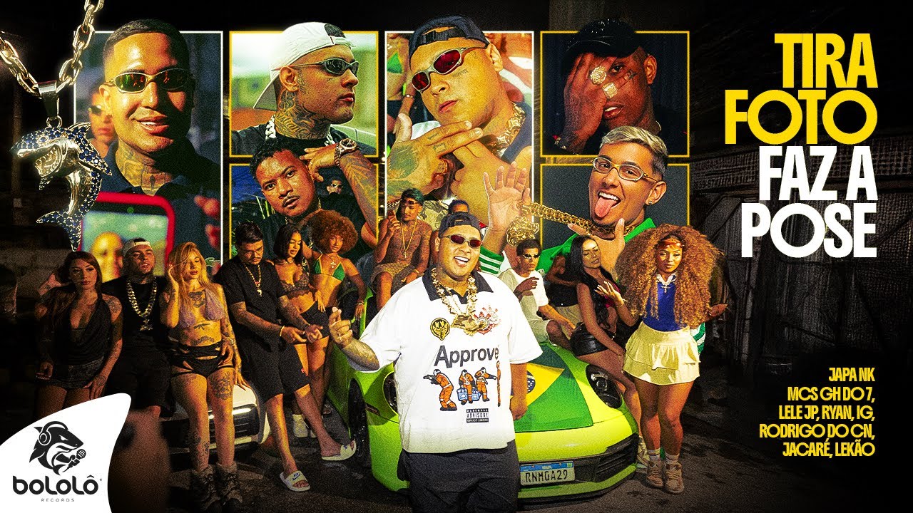 TIRA FOTO FAZ A POSE - Japa NK, MCs GH do 7, Lele JP, Ryan, IG, Rodrigo do CN, Jacaré, Lekão (Clipe)