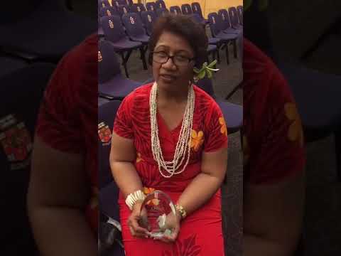 Dr Olataga-Alofivae Doorbinia at the CPHCE forum 2018