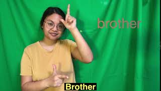 ASL: BROTHER