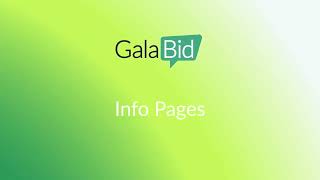 Info Pages - Adding and managing custo information pages for your fundraising campaign