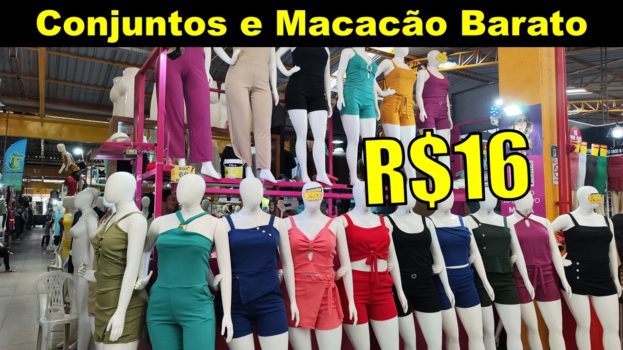 CONJUNTOS E MACACÃO PLUS SIZE MUITO BARATO EM SANTA CRUZ DO CAPIBARIBE