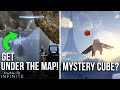 GET UNDER THE HALO INFINITE MAP!!! + Master Chief GRD Doll &amp; Mystery Cube. Campaign Secrets Part 3