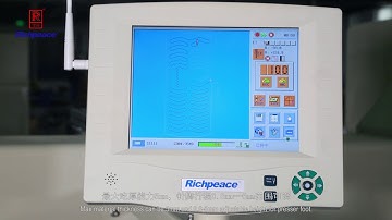Richpeace full automatic automotive heating wire stitching machine video