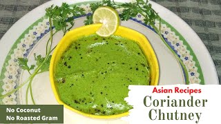 How To Make Coriander Chutney Kothamalli Chutney No Onion, No Garlic, No Coconut