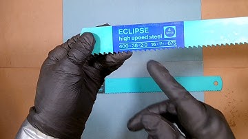 Operating an old Wicksteed power hacksaw