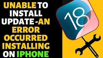iOS 18.6.2 Unable to install Update (100% FIXED) on iPhone