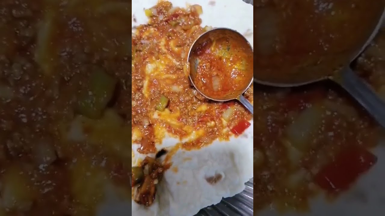 Evde Kolay Kıymalı dürüm #shorts