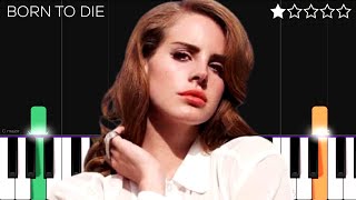 Lana Del Rey - Born To Die | EASY Piano Tutorial Resimi