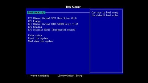 Vmware Workstation UEFI Boot Issue - Resolved