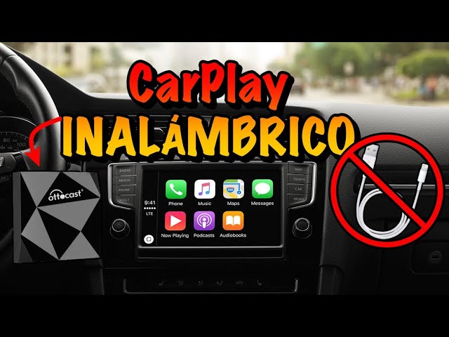Convierte Android AUTO y APPLE CarPlay por CABLE en INALÁMBRICO / CUALQUIER  coche / CARLINKIT 2air 