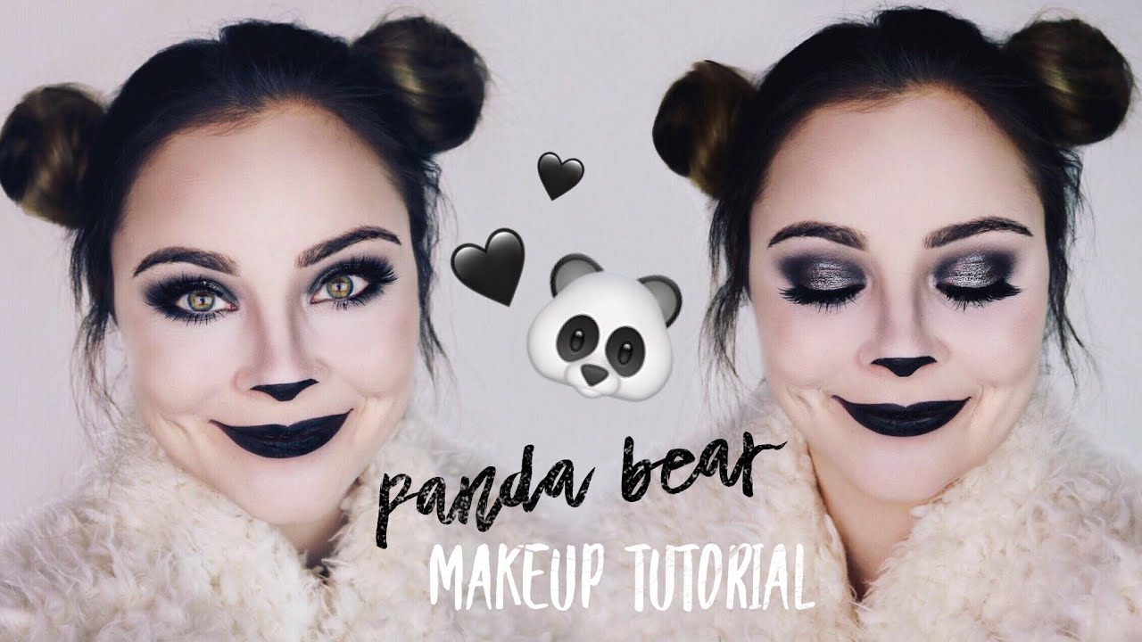 Panda Bear Makeup Tutorial - YouTube Music.